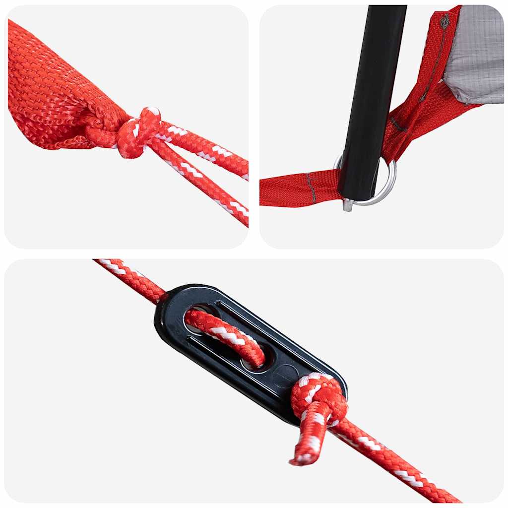 Šator Teepee za 5 osoba Siva i narančasta 545 x 450 x 295 cm