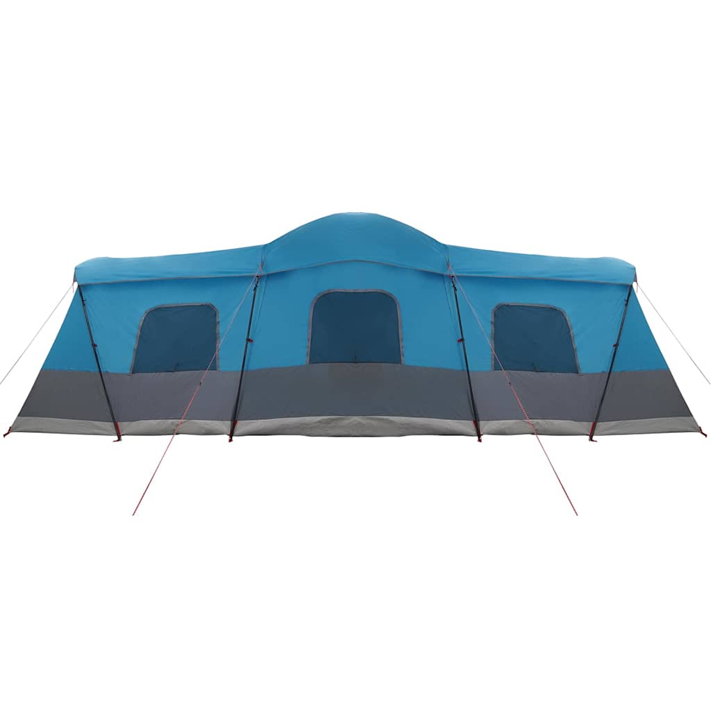 Šator za 16 osoba s krovom s pohranom Plava 680 x 510 x 210 cm