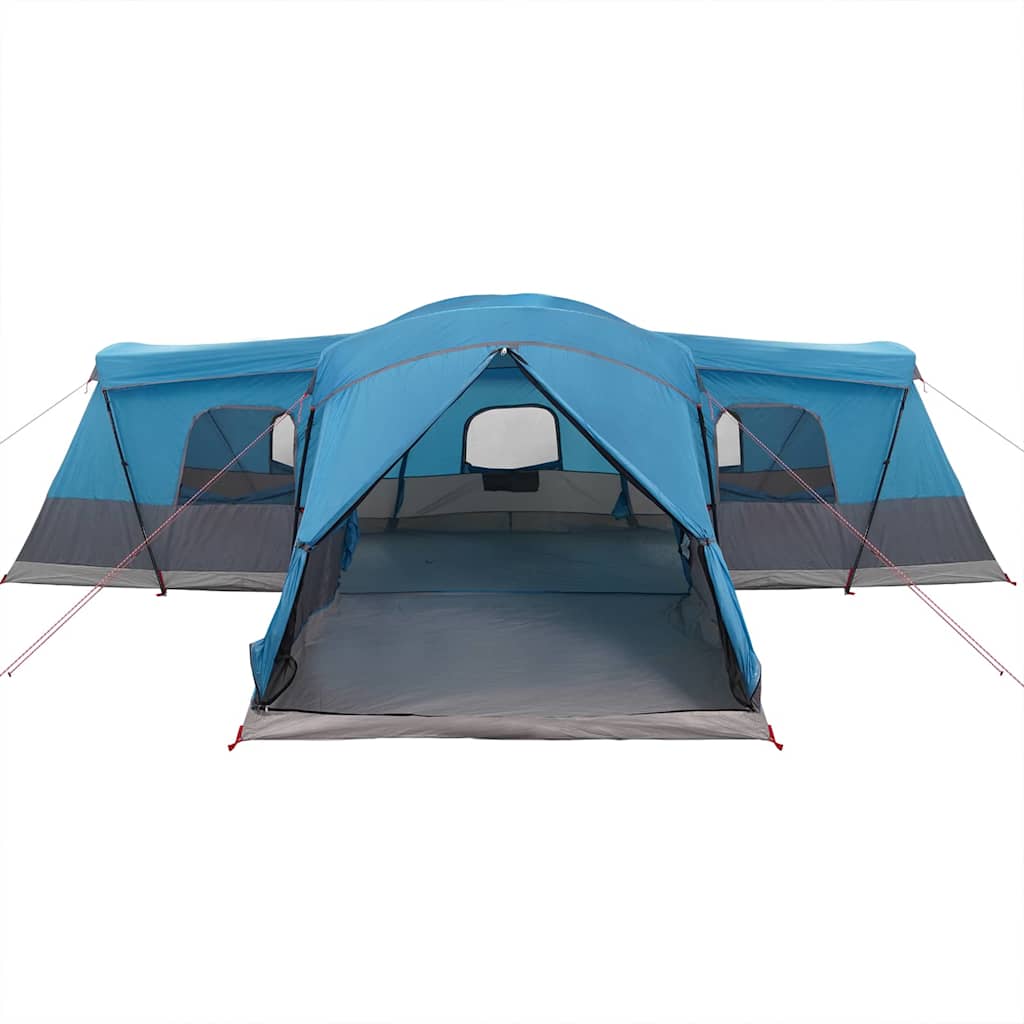 Šator za 16 osoba s krovom s pohranom Plava 680 x 510 x 210 cm