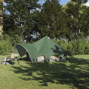 Teepee šator za 3 osobe Zelena i Siva 312 x 312 x 197 cm