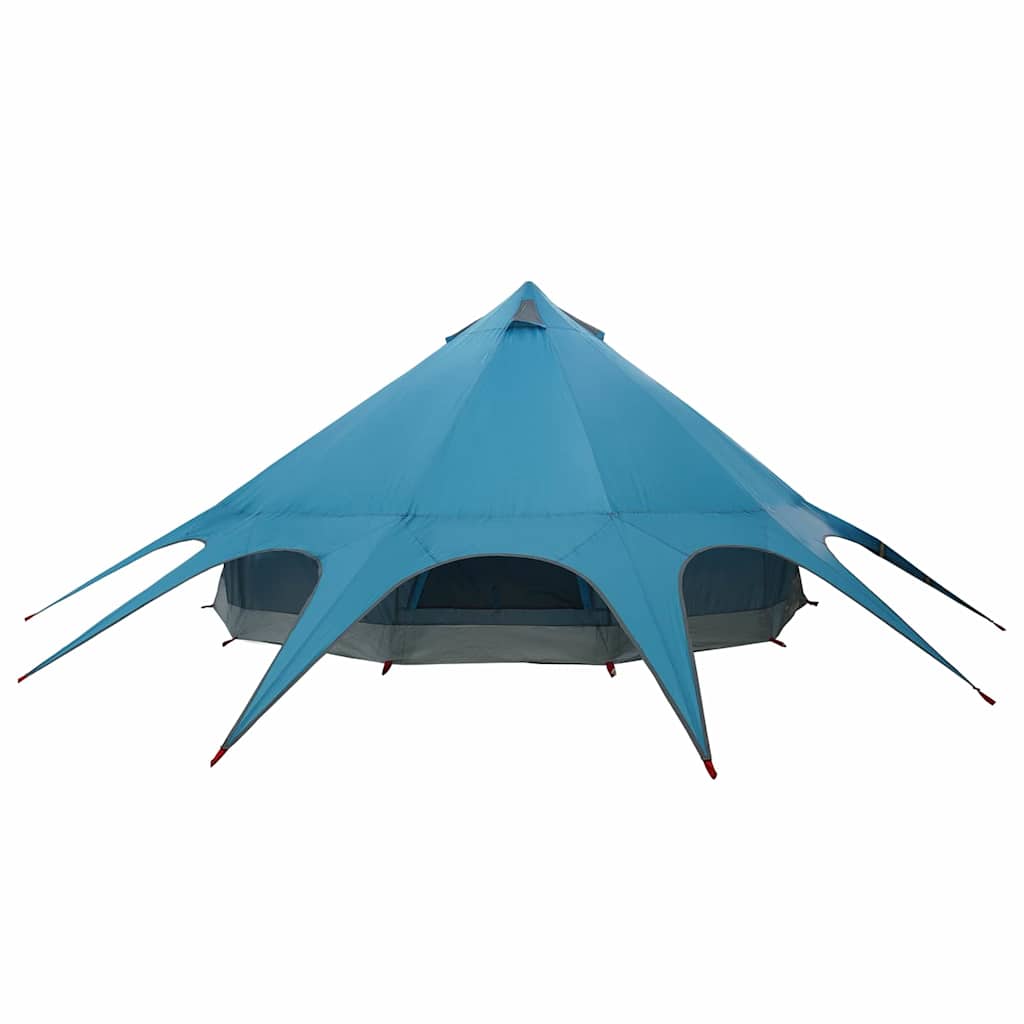 Teepee šator za 7 osoba Plava i siva 600 x 600 x 347 cm
