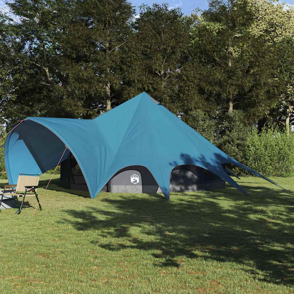 Teepee šator za 9 osoba Plava i siva 502 x 502 x 297 cm