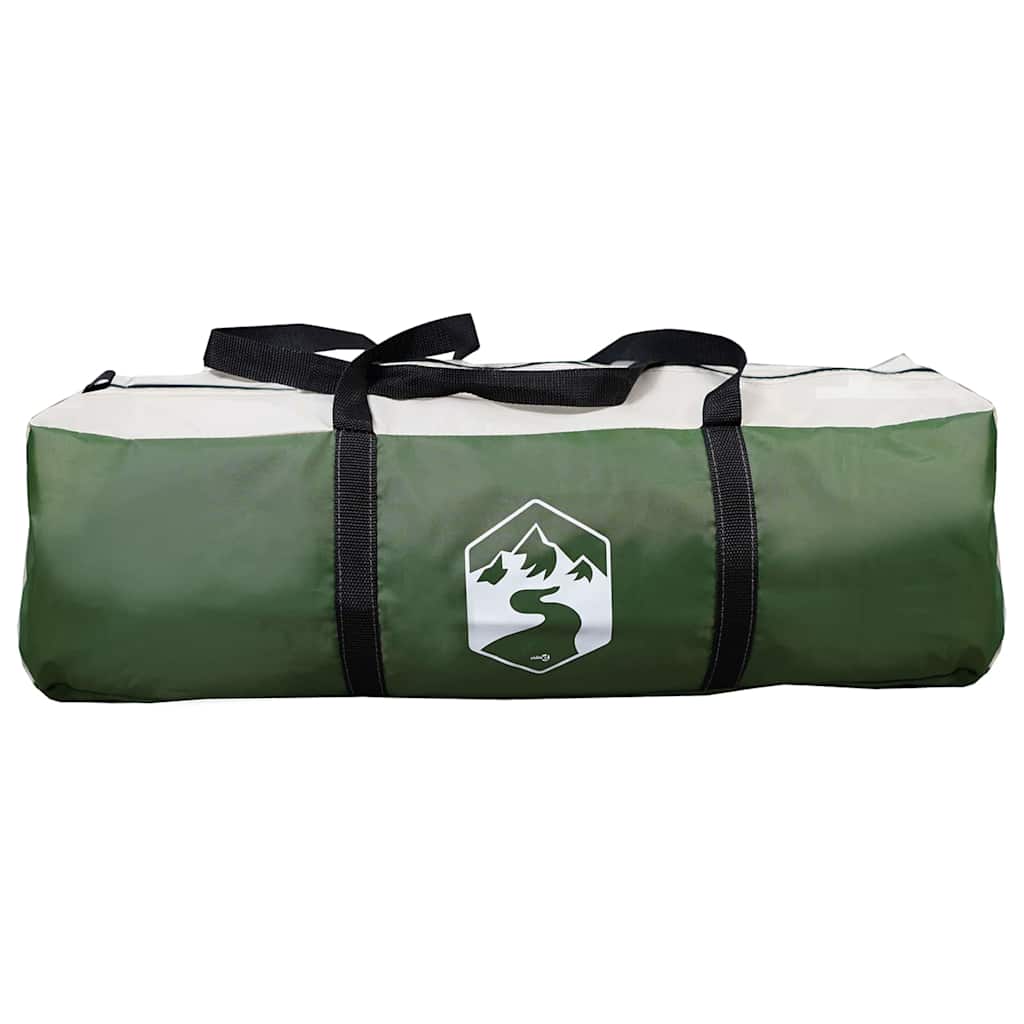 Šator za 5 osoba s krovom Zelena i bijela 333 x 317 x 194 cm