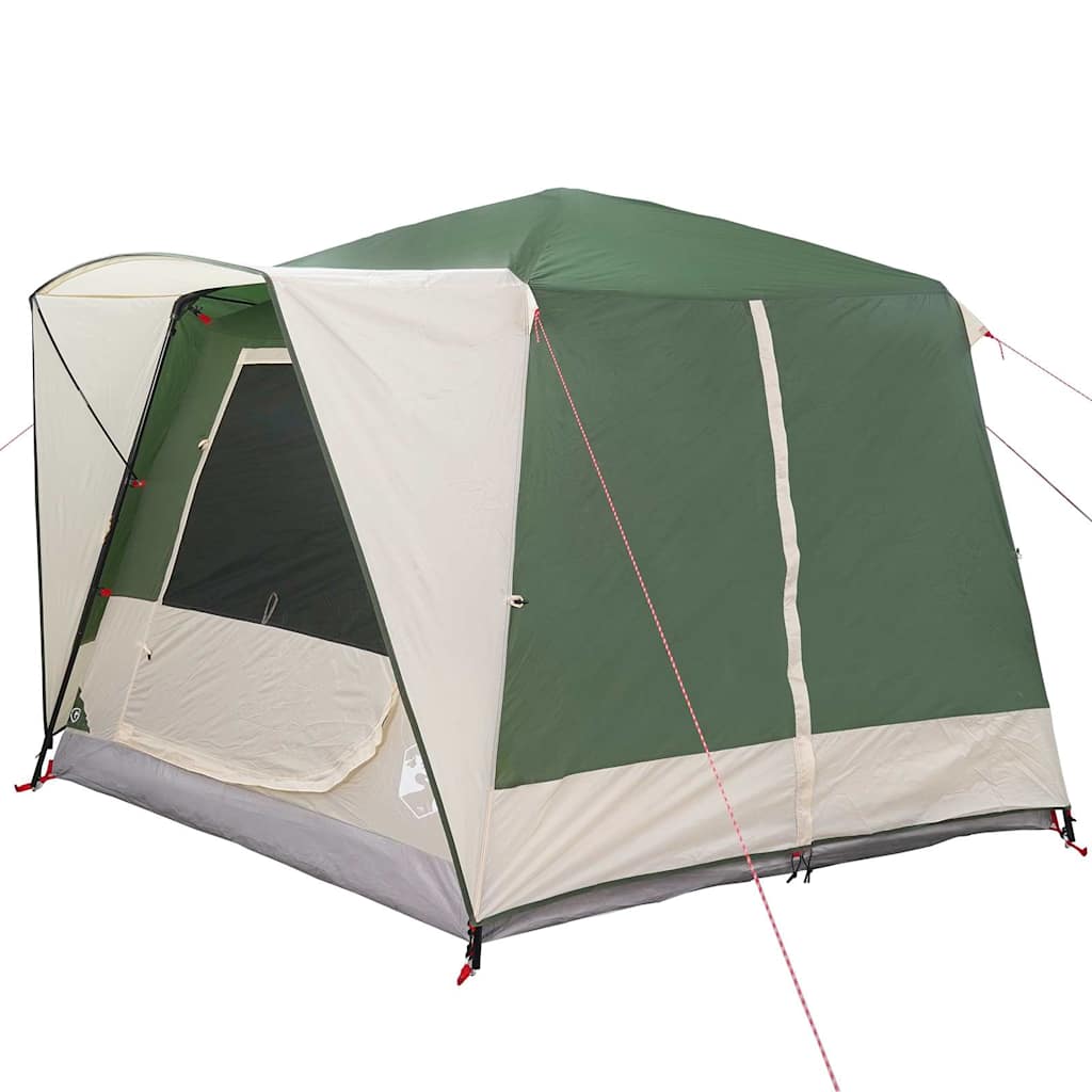 Šator za 5 osoba s krovom Zelena i bijela 333 x 317 x 194 cm