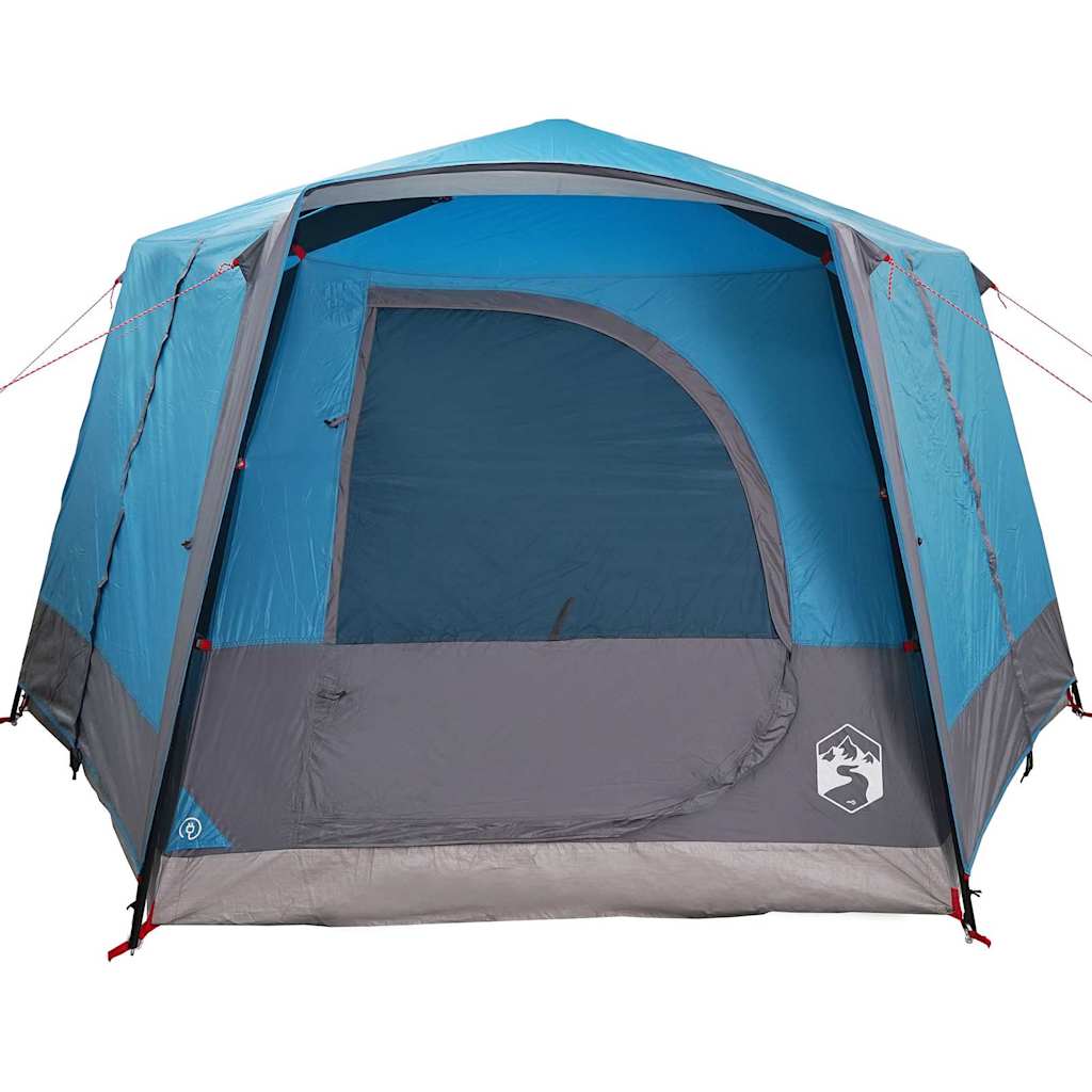 Šator za 5 osoba s krovom Plava i siva 333 x 317 x 194 cm