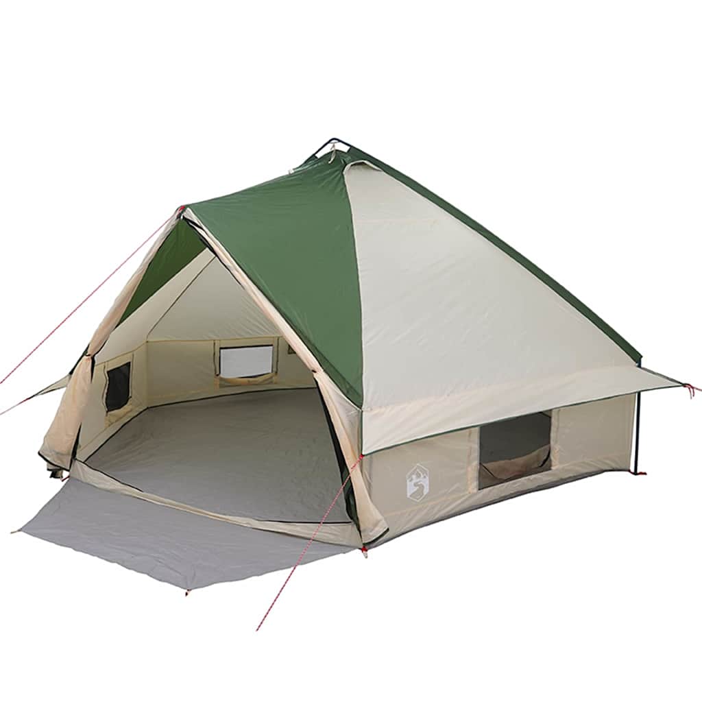 Teepee šator za 10 osoba Zelena i bijela 567 x 470 x 242 cm