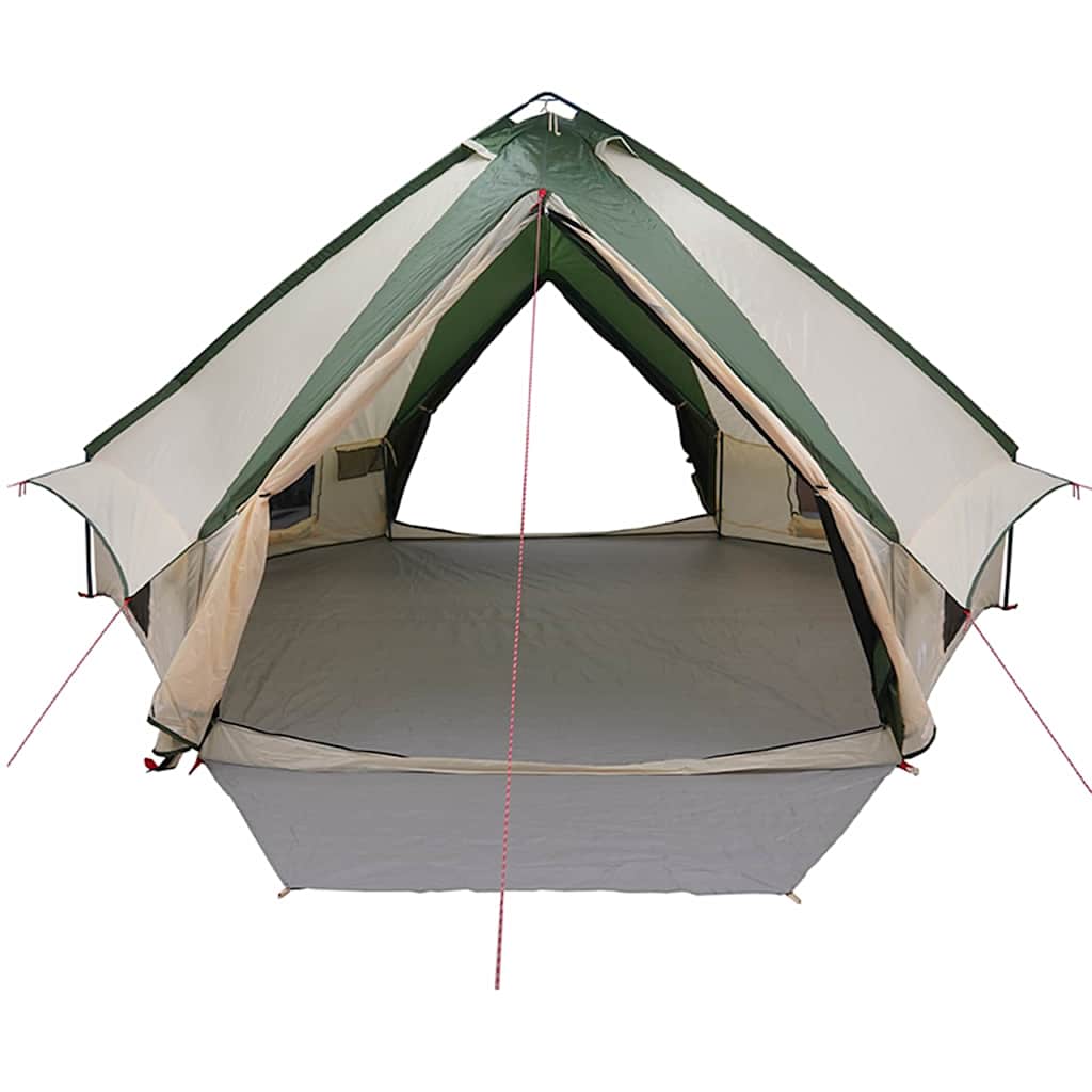 Teepee šator za 10 osoba Zelena i bijela 567 x 470 x 242 cm