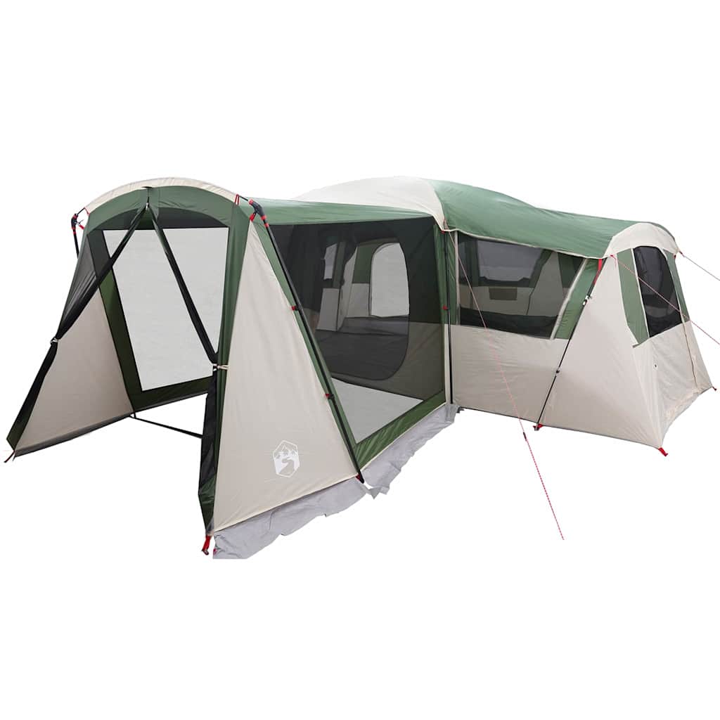 Obiteljski šator za 20 osoba Zelena i bijela 745 x 700 x 217 cm