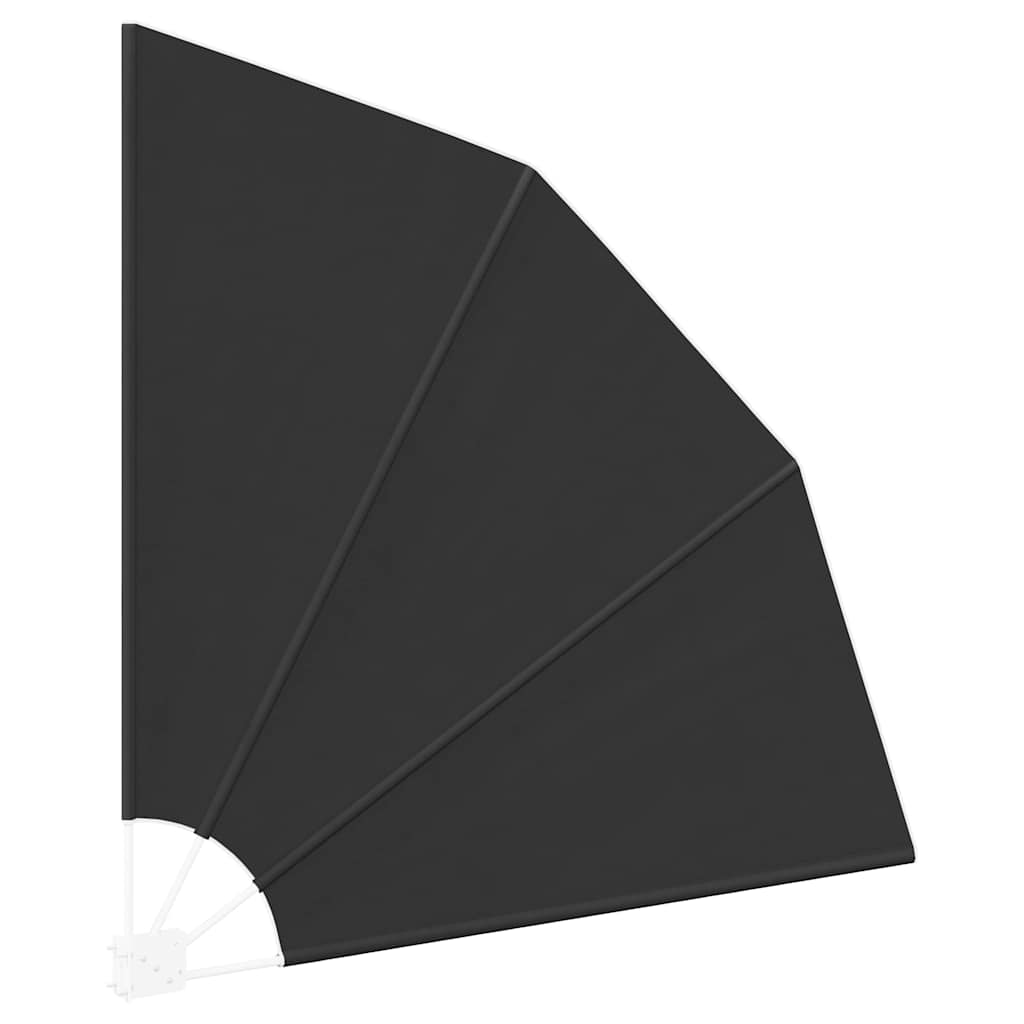 Zaslon za privatnost na balkonu 140 x 140 cm Poliester Antracit