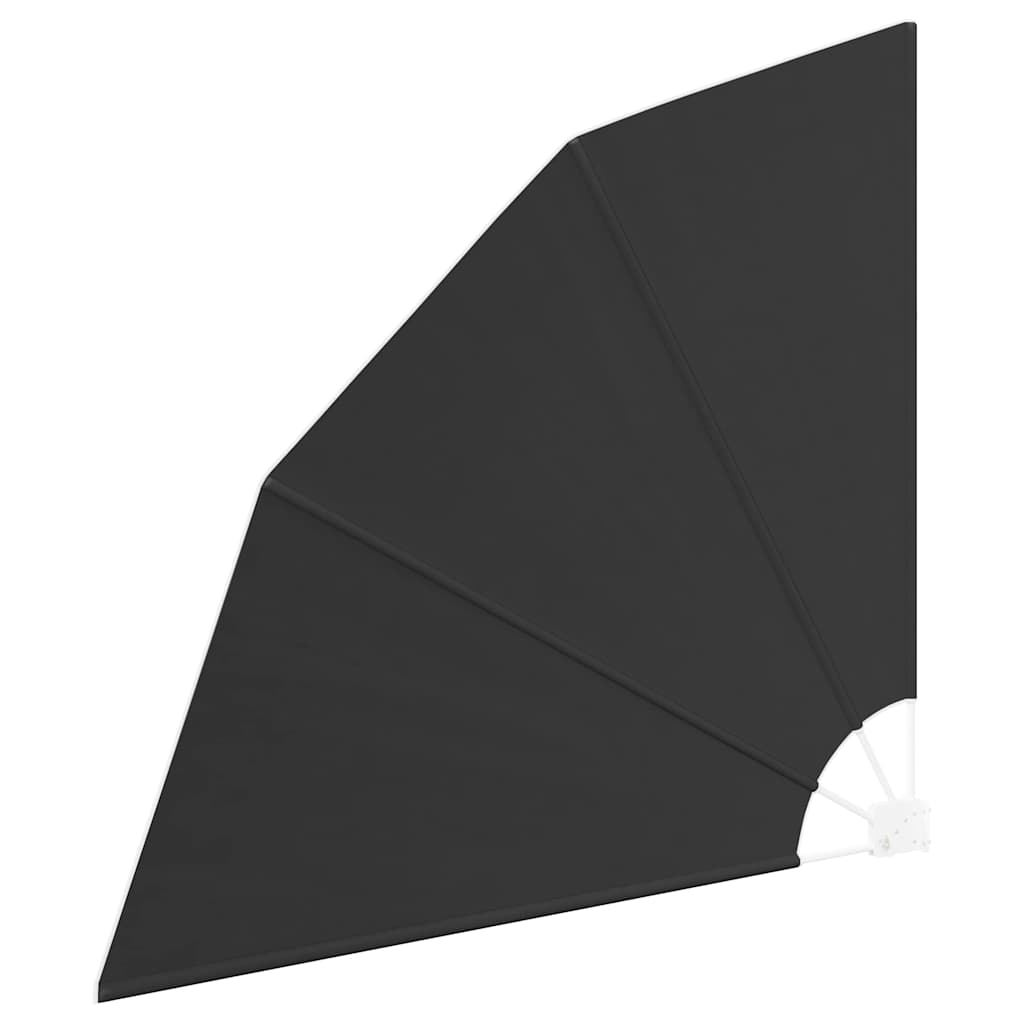 Zaslon za privatnost na balkonu 140 x 140 cm Poliester Antracit
