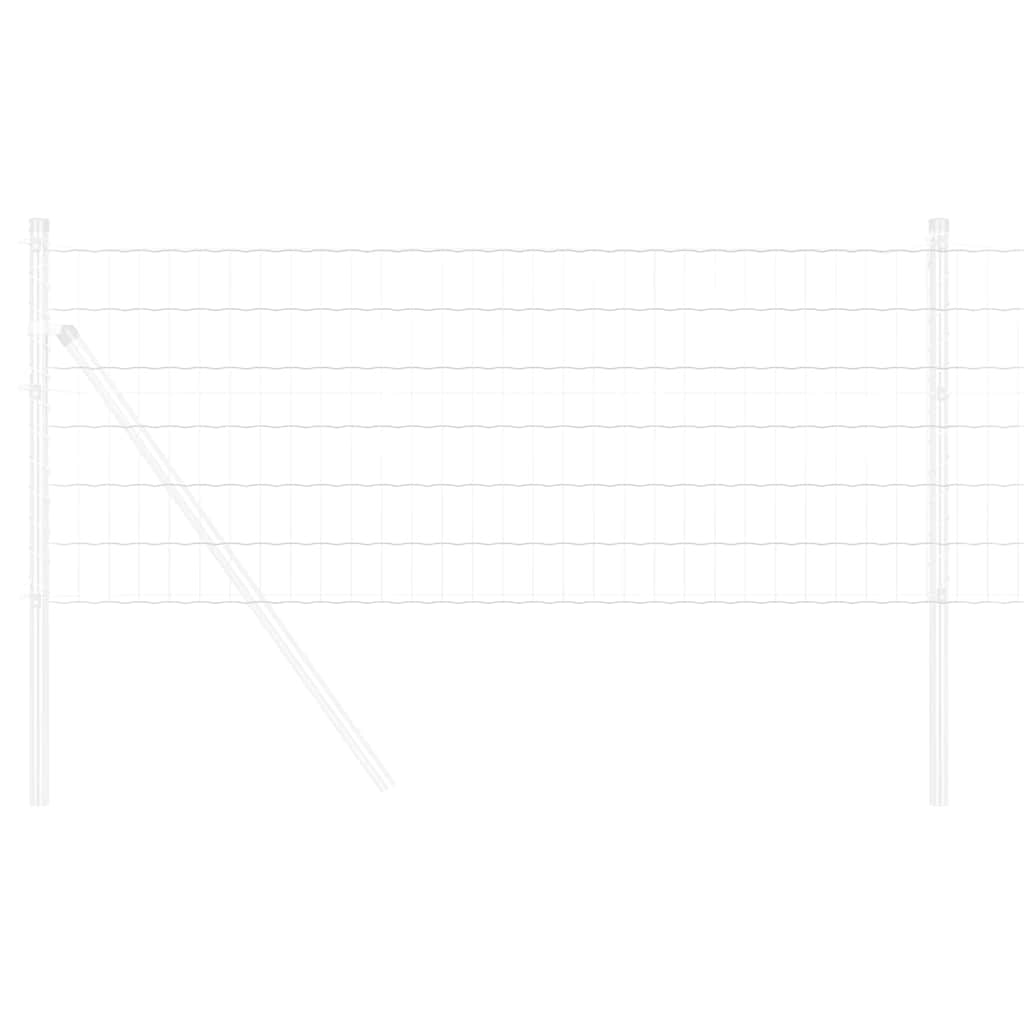 Euro ograda 0,8 x 10 m Željezo prekriveno PVC-om