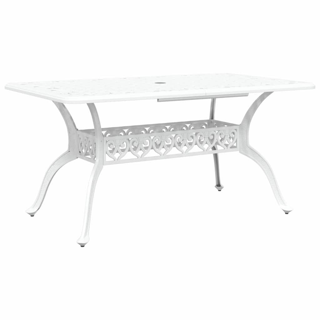 Vrtni set za objed 5 pcs Bijelo Aluminij
