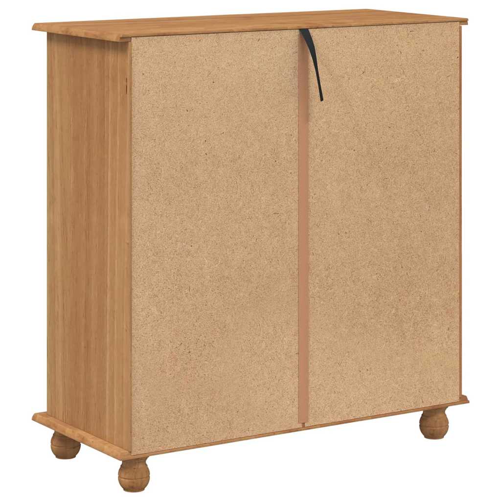 Komoda ASKIM Smeđa 91 x 40 x 95,5 cm Čvrsto borovo drvo