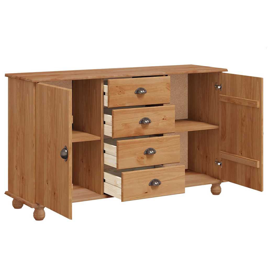 Kreveta s ladicama ASKIM 133,5 x 40 x 79 cm Masivna borovina