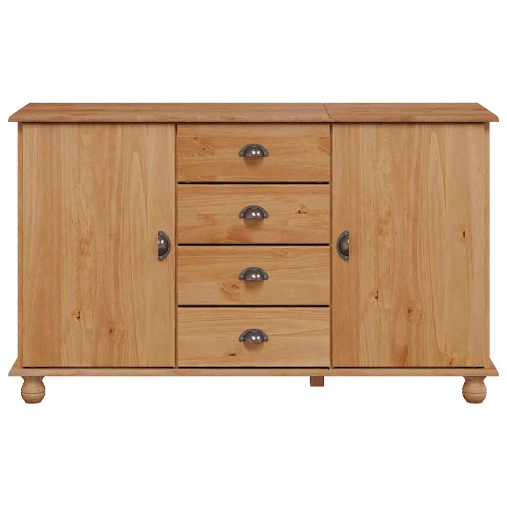 Kreveta s ladicama ASKIM 133,5 x 40 x 79 cm Masivna borovina