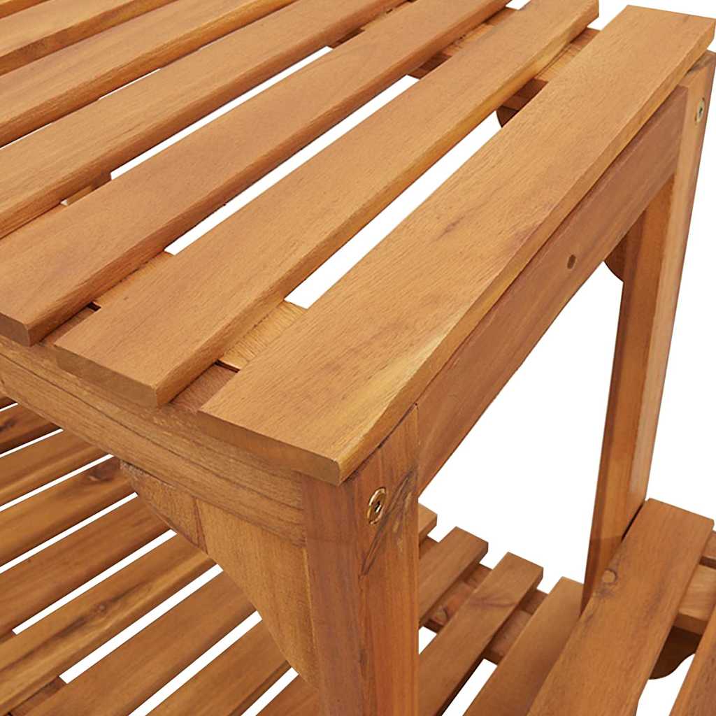 Okruženje za kadicu Smeđa Ø255 x 55,5 cm Čvrsto drvo akacije