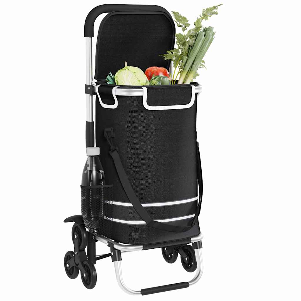 Kolica za kupovinu Crna 47 x 39 x 100,5 cm Oxford tkanina