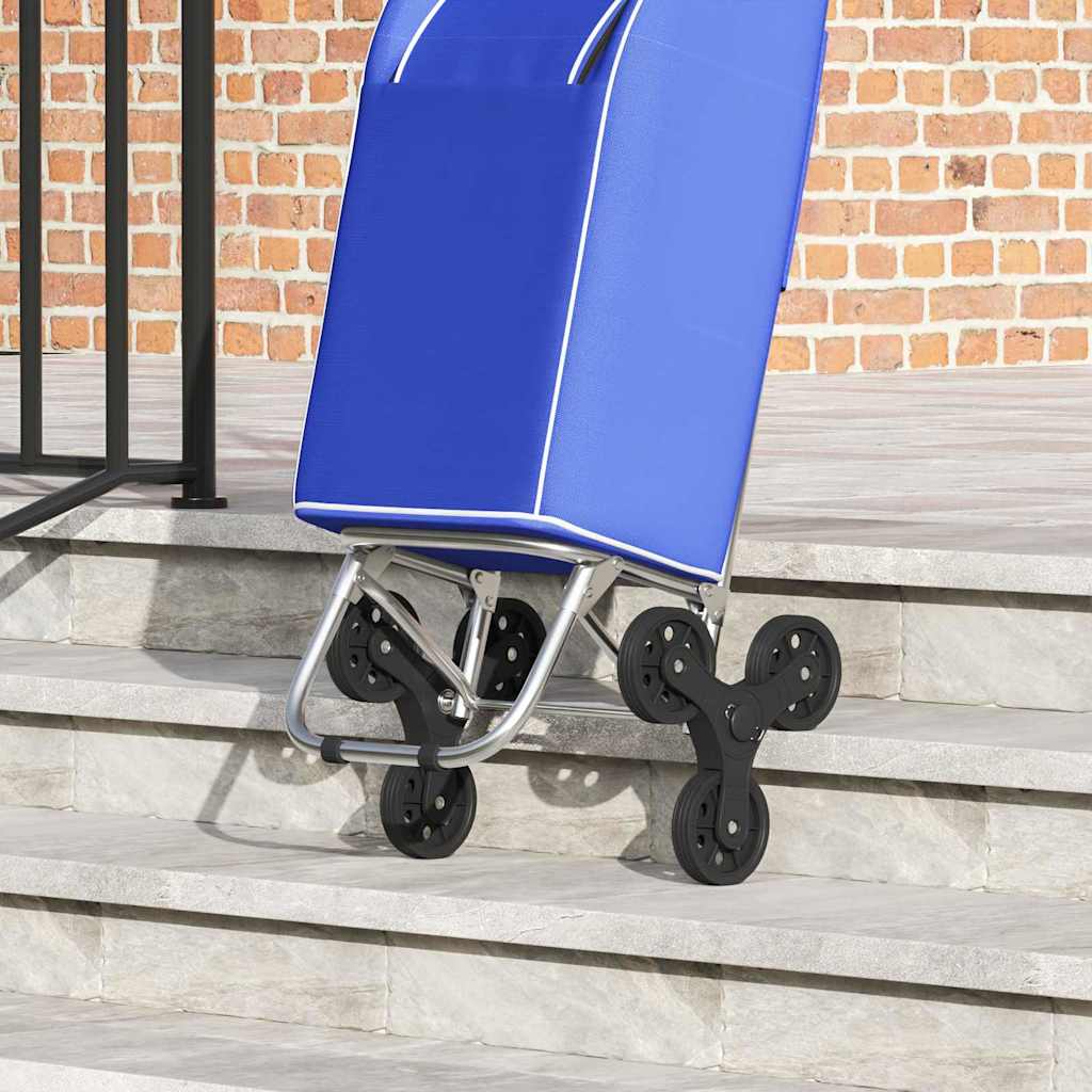 Kolica za kupovinu Plava 39,5 x 33 x 93 cm Oxford tkanina