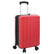 Kofer s zaključavanjem Crvena 34 x 23 x 55.5 cm ABS plastika