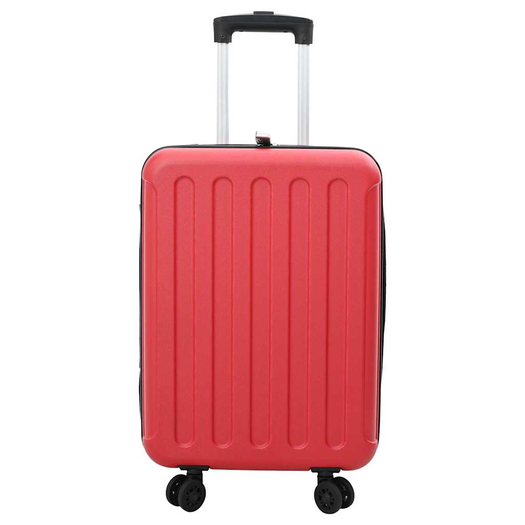 Kofer s zaključavanjem Crvena 43 x 27 x 66 cm ABS plastika