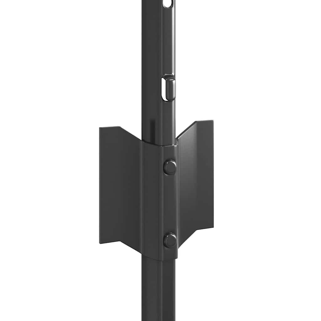 Stup za ogradu 5 pcs Siva 40 cm Čelik