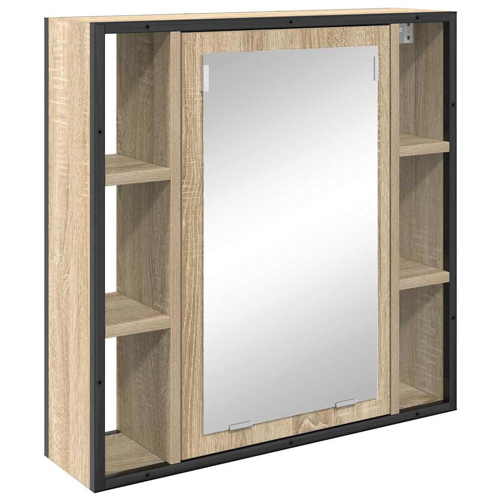 Ogledalo ormar Sonoma hrast 60 x 16 x 60 cm Konstruirano drvo