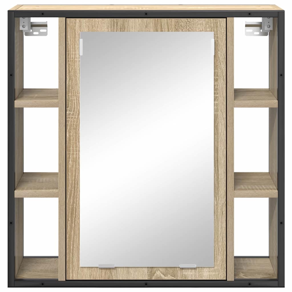 Ogledalo ormar Sonoma hrast 60 x 16 x 60 cm Konstruirano drvo