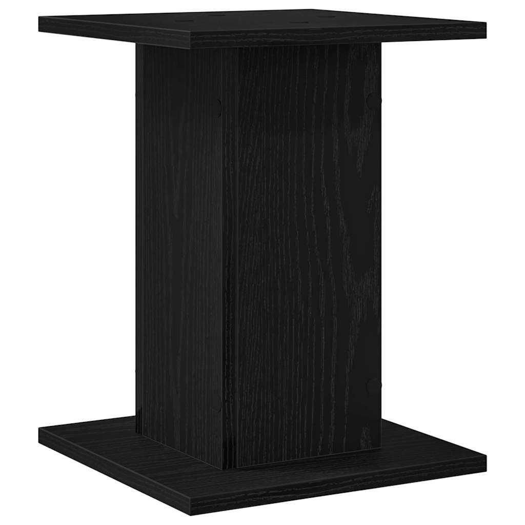 Stalak za zvučnike 2 pcs Crni hrast 30 x 30 x 40 cm
