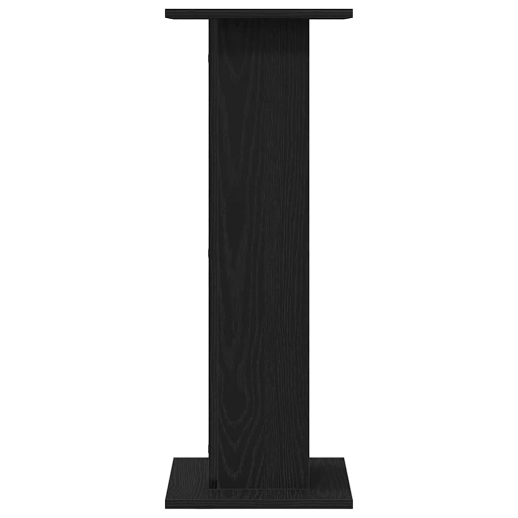 Stalak za zvučnike 2 pcs Crni hrast 30 x 30 x 80 cm