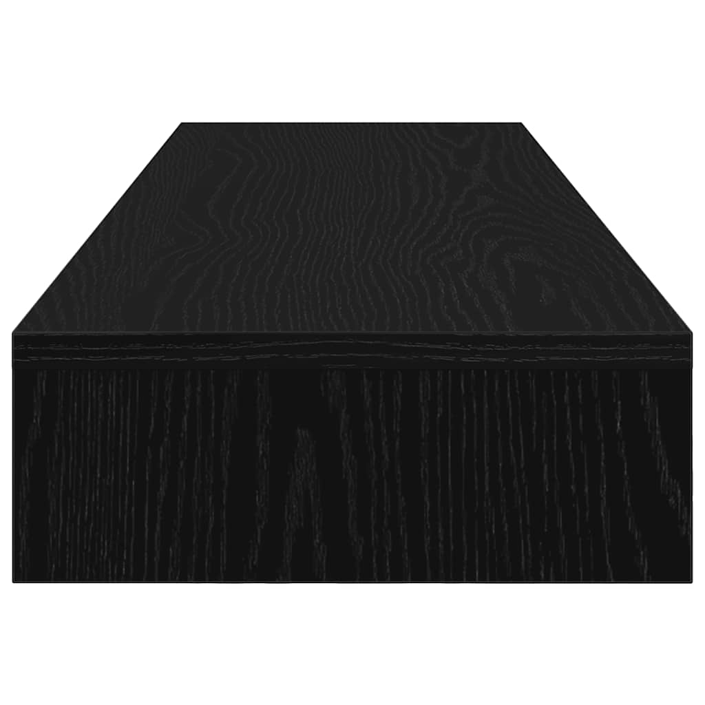 Stalak za monitor Crni hrast 100x27x10 cm Konstruirano drvo