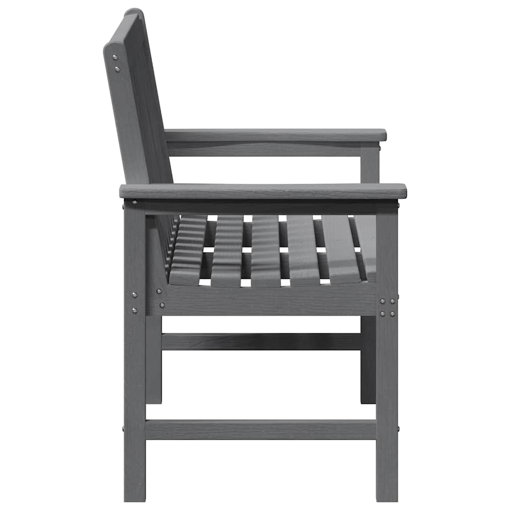Vrtna klupa Svijetlo siva 120 x 59 x 88 cm HDPE