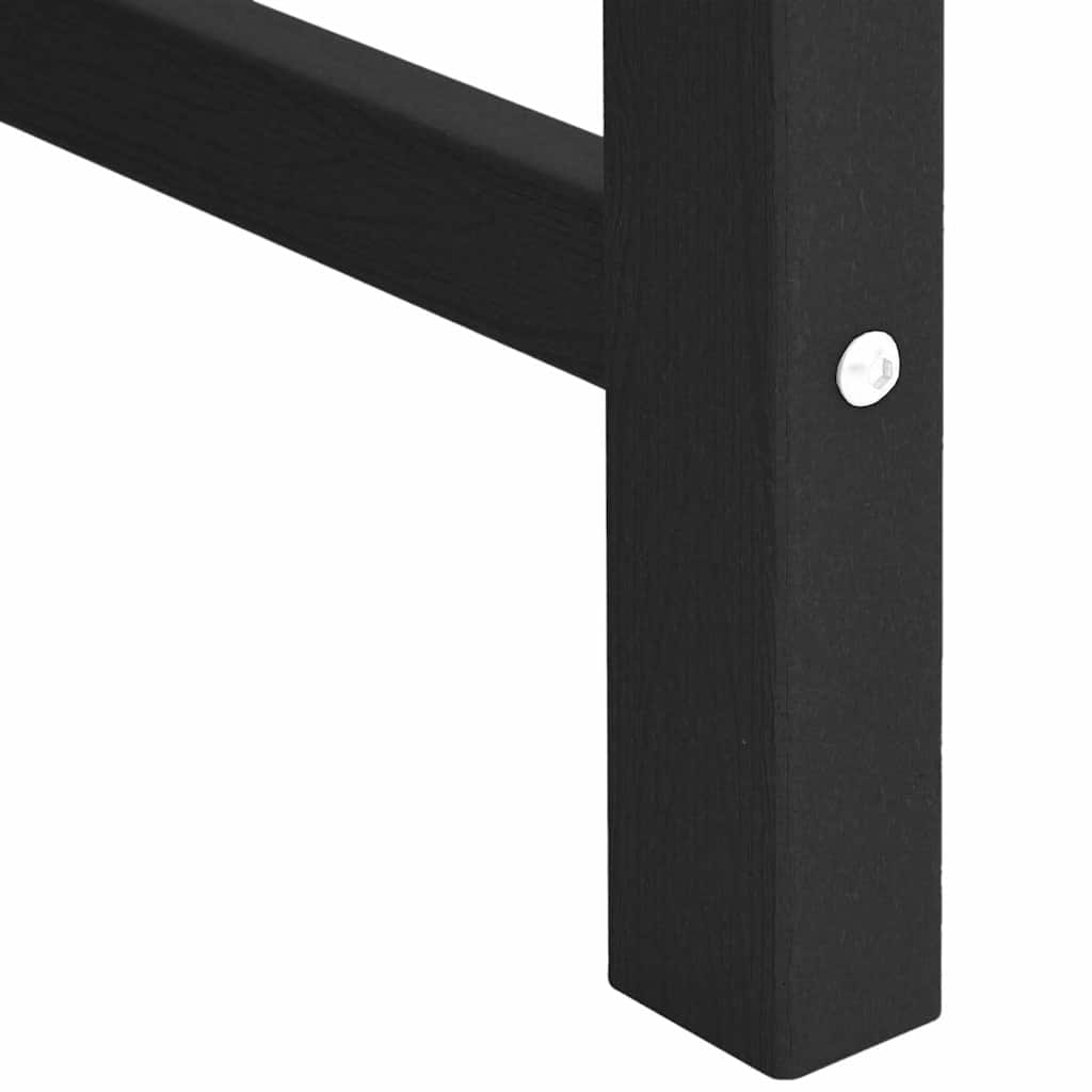 Vrtna blagovaonska stolica 2 pcs Crna 65,5 x 59 x 88 cm HDPE