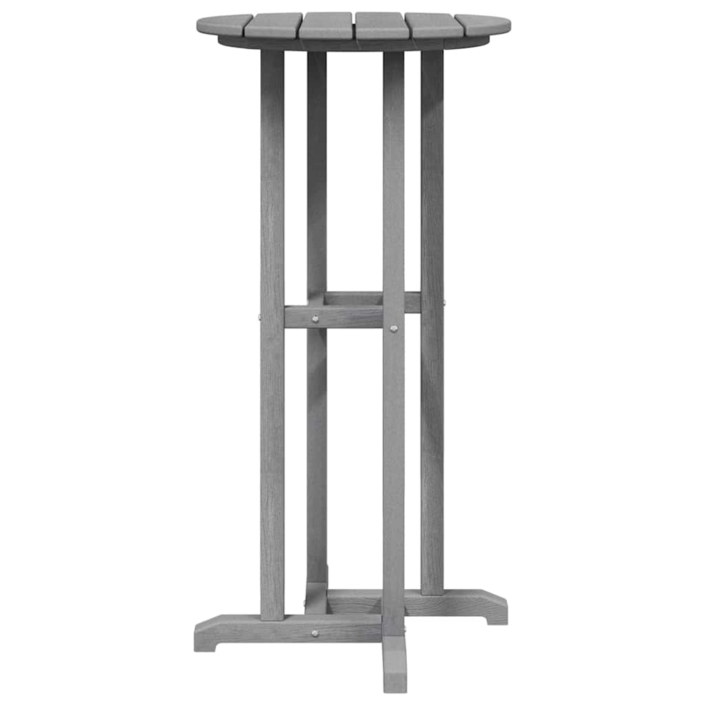 Stol za bar Svijetlo siva 55 x 55 x 107 cm Polietilen