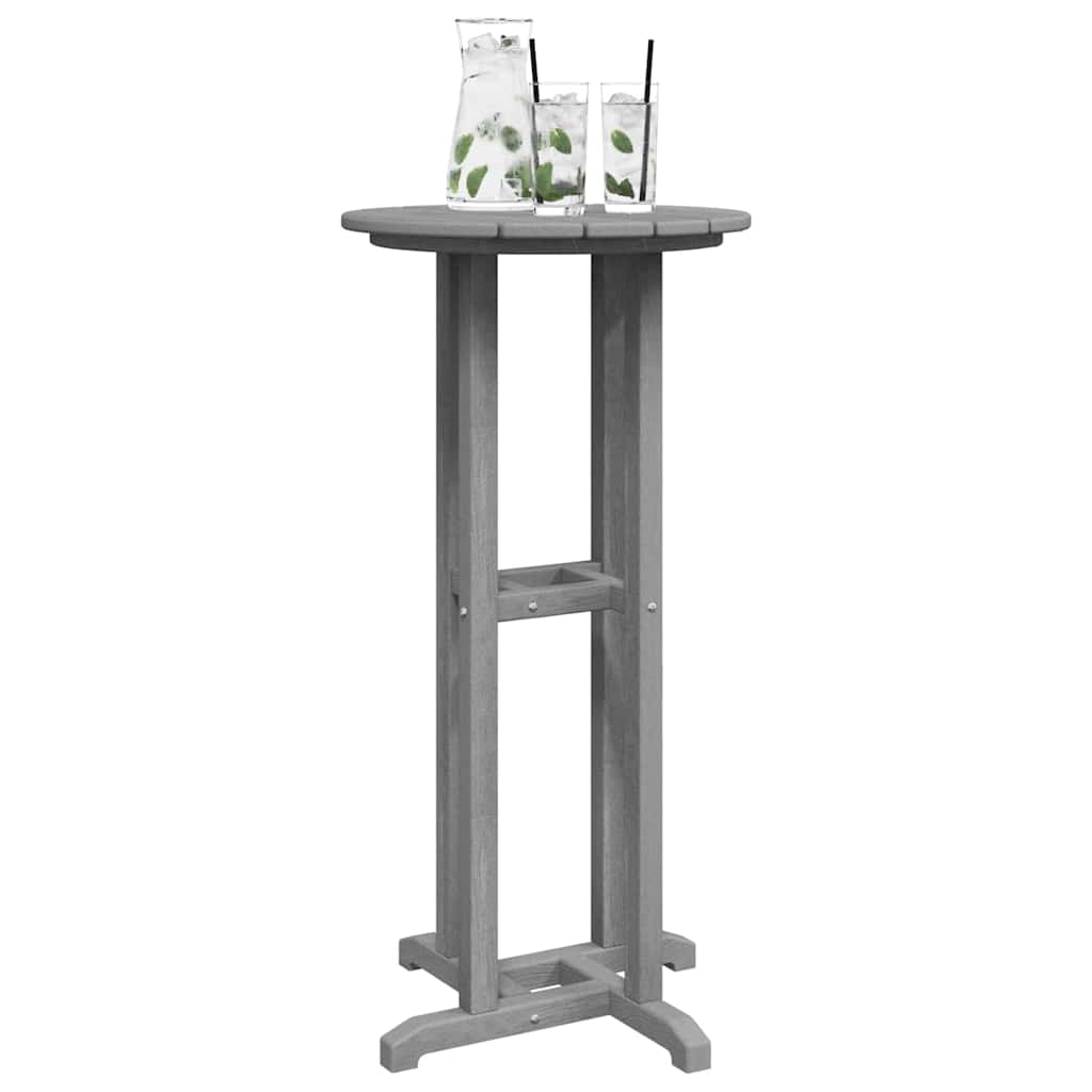 Stol za bar Svijetlo siva 55 x 55 x 107 cm Polietilen