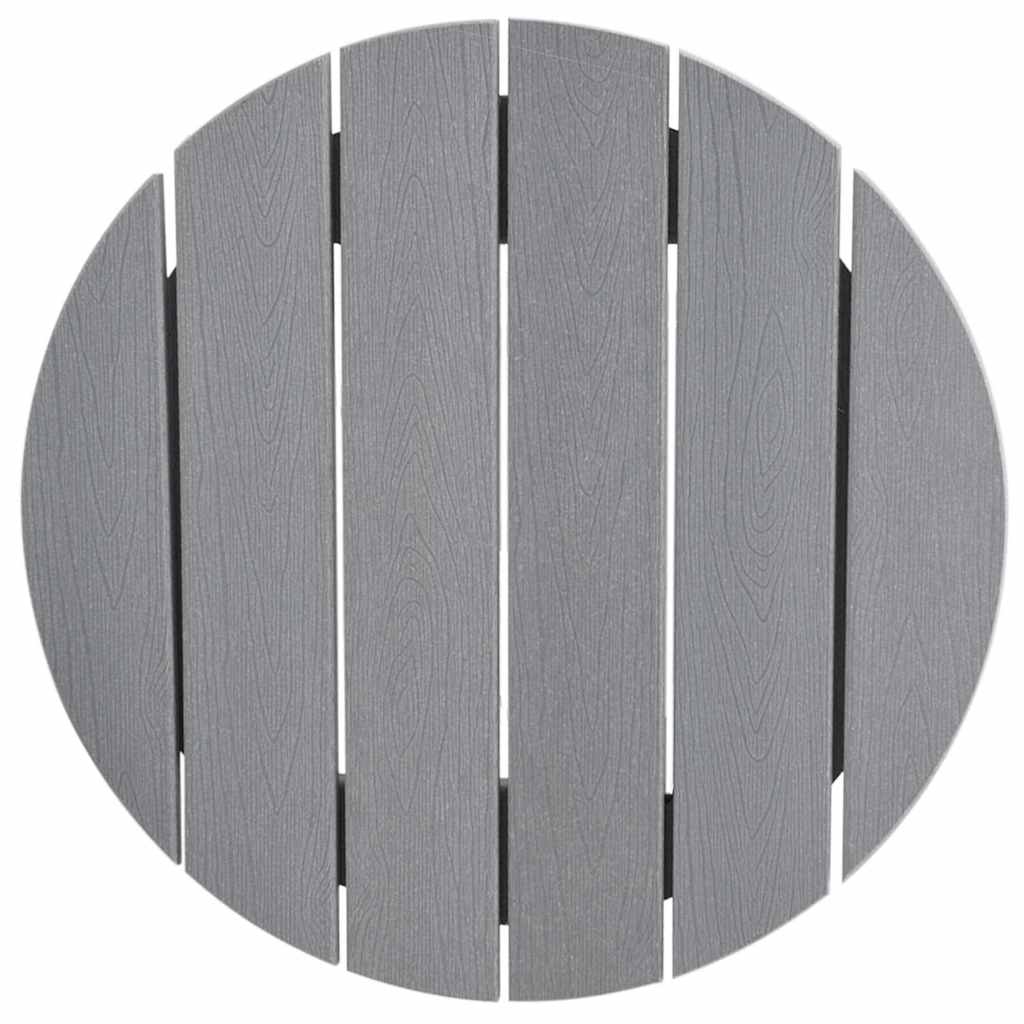 Stol za bar Svijetlo siva 55 x 55 x 107 cm Polietilen