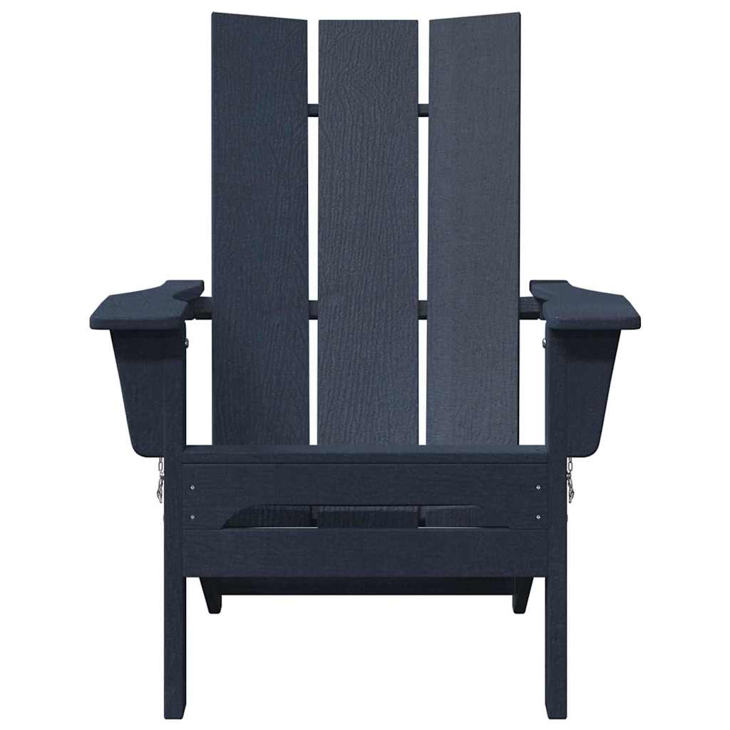 Sklopiva Adirondack stolica Mornarsko plava 80,5 x 74,5 x 92 cm