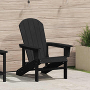 Adirondack stolica Crna 82 x 74 x 92 cm HDPE