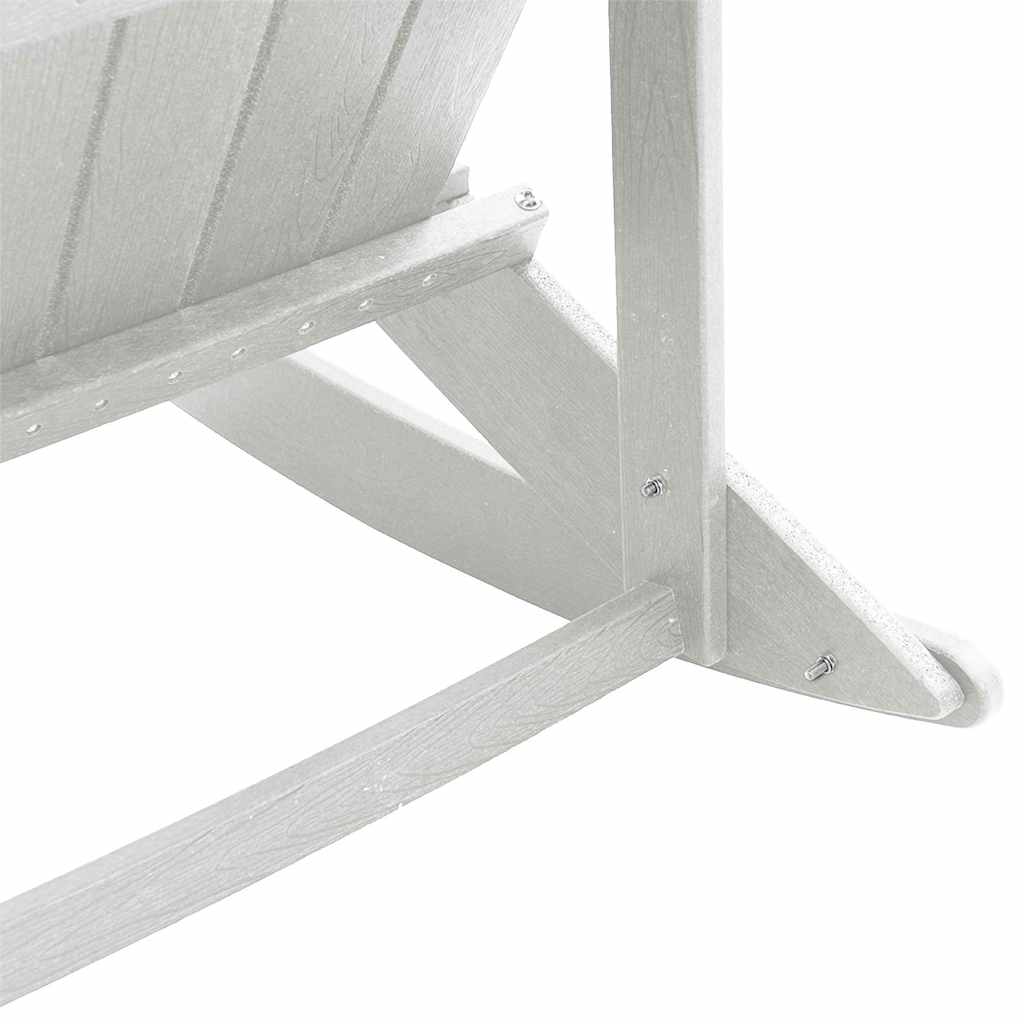 Adirondack ljuljačka Bijelo 92 x 73,5 x 92 cm HDPE