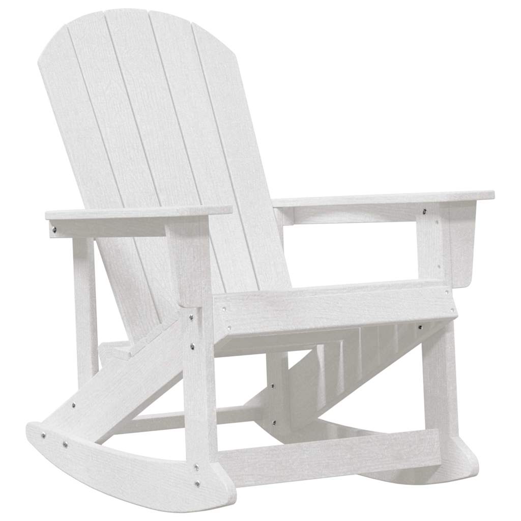 Adirondack ljuljačka Bijelo 92 x 73,5 x 92 cm HDPE