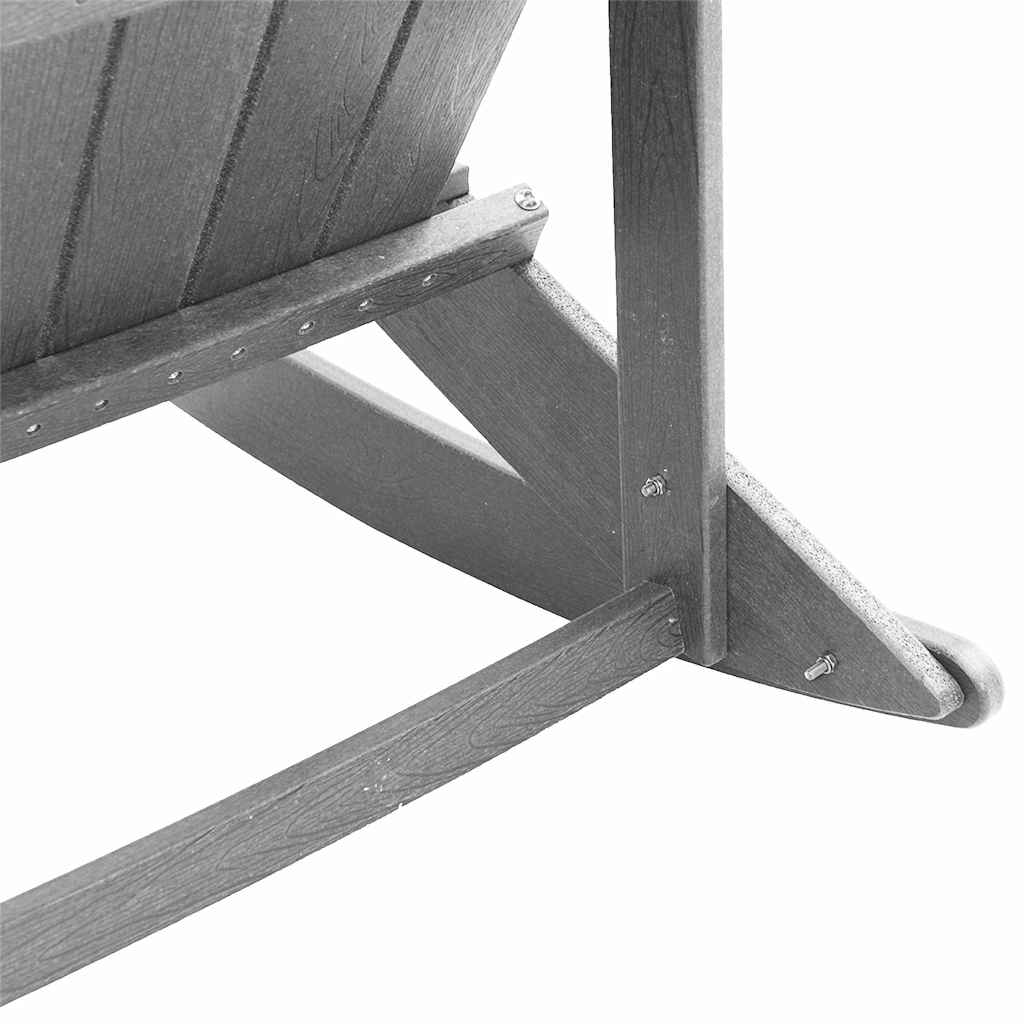Adirondack ljuljačka Svijetlo siva HDPE