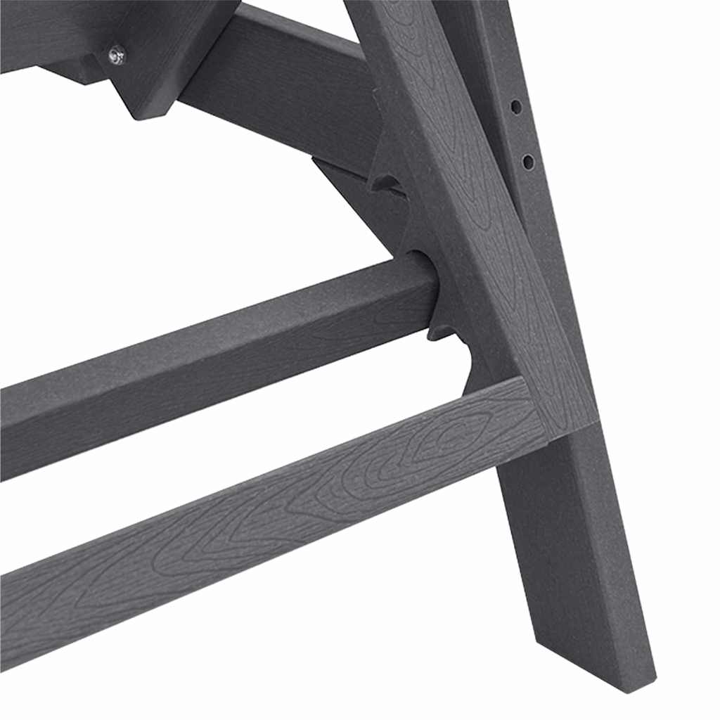 Ležaljka Svijetlo siva 195,5 x 53 x 98,5 cm HDPE