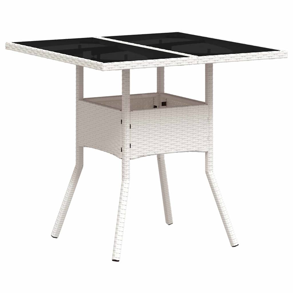 Vrtni set za objed 5 pcs Svijetlo siva poliratan