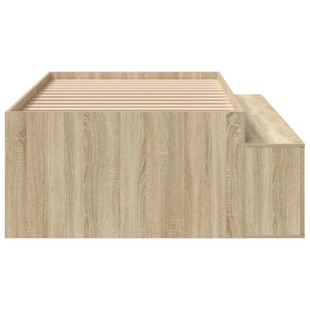 Krevetna konstrukcija s ladicama Sonoma hrast 90 x 200 cm