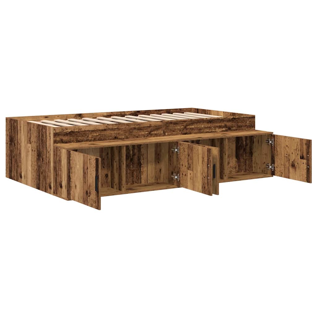 Krevetna konstrukcija Staro drvo 80 x 200 cm Konstruirano drvo