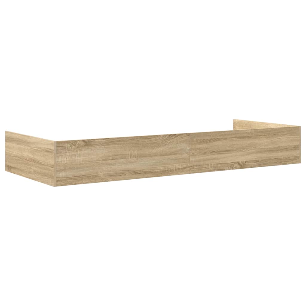 Krevetna konstrukcija s uzglavljem Sonoma hrast 90 x 200 cm