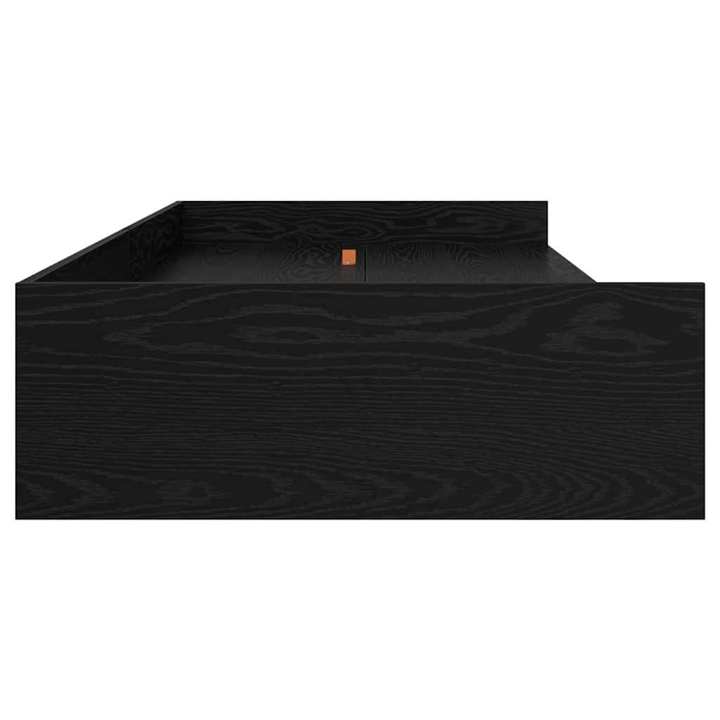Krevetna konstrukcija Crni hrast 80 x 200 cm Konstruirano drvo