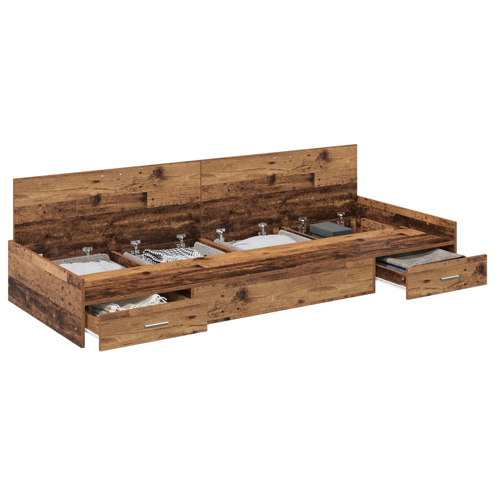 Krevetna konstrukcija Staro drvo 90 x 190 cm Konstruirano drvo