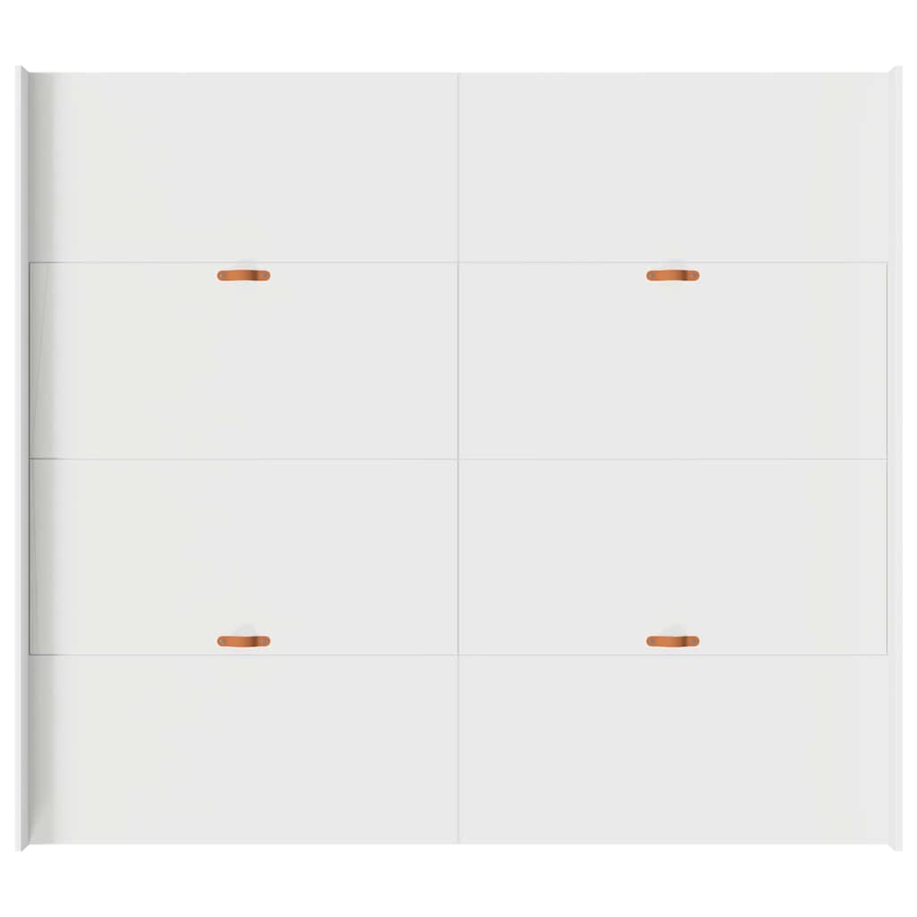 Krevet s ladicama Bijelo 180 x 200 cm Konstruirano drvo