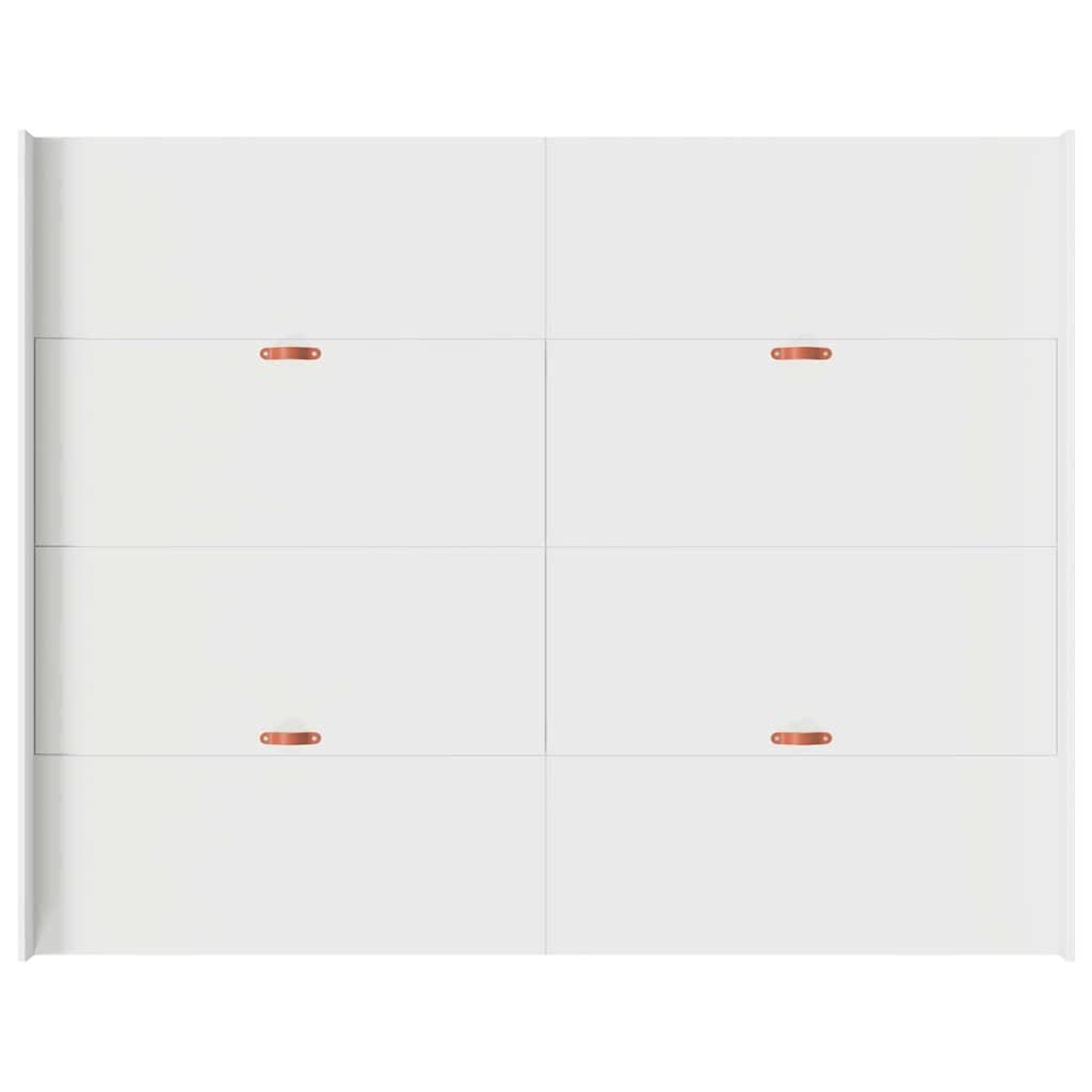 Krevet s ladicama Bijelo 140 x 190 cm Konstruirano drvo
