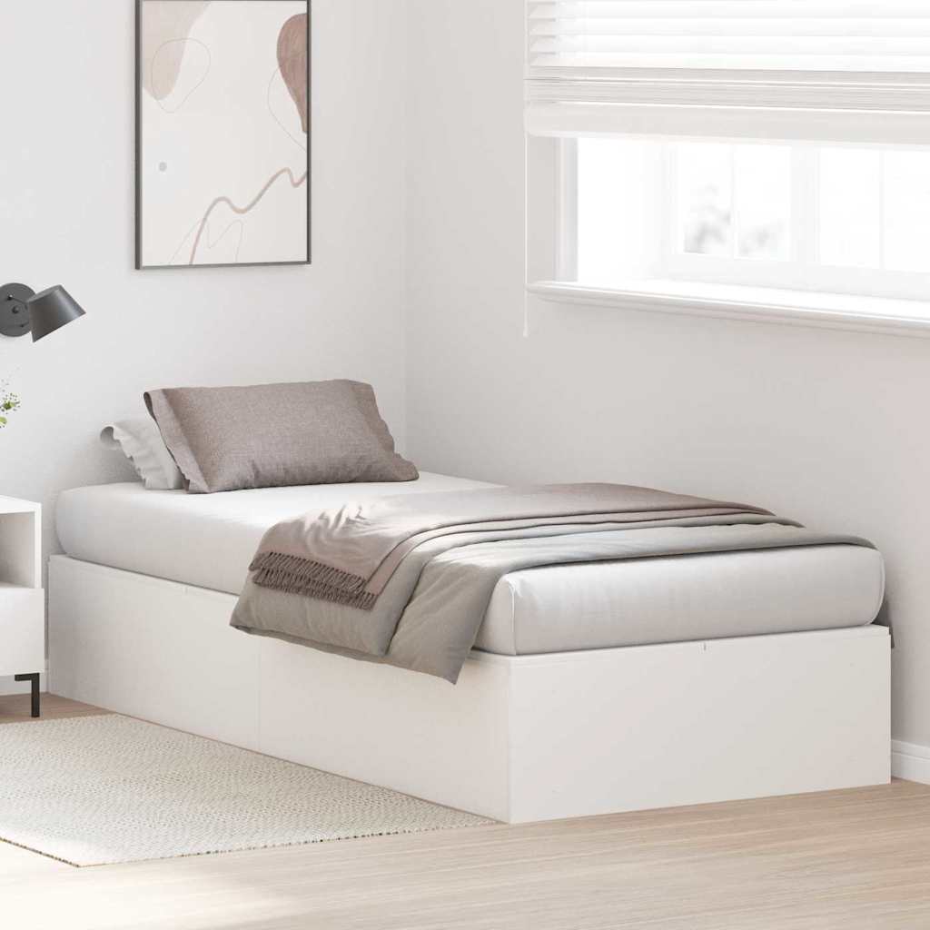 Krevet s ladicama Bijelo 80 x 200 cm Konstruirano drvo